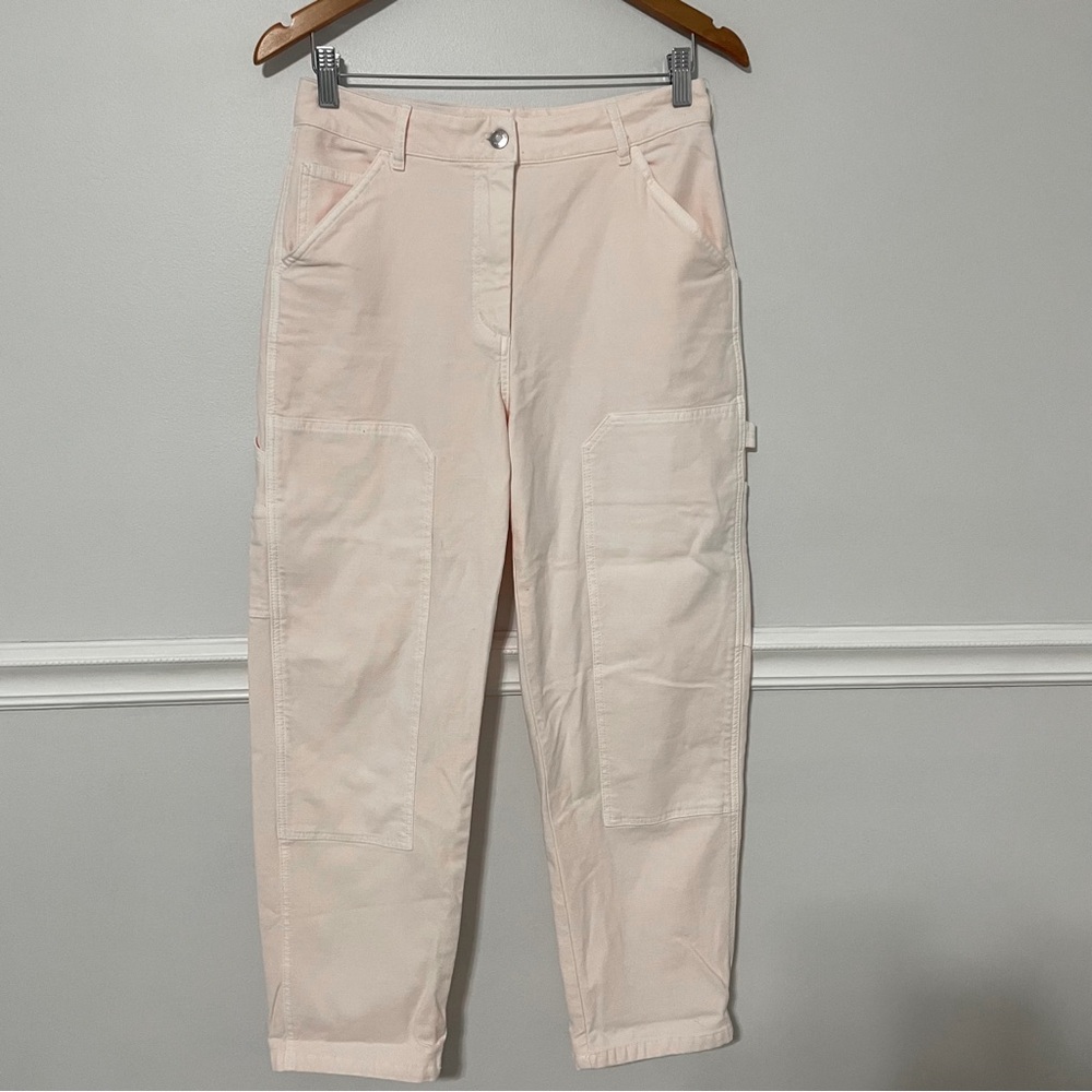 Aritzia x Wilfred‎ Free • brennan high-waisted utility pant baby pink sz 6